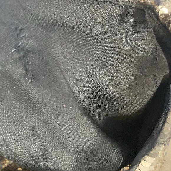 Rachel Zoe Blouse Women 6 Gold Sequin Flynn Mini Pailette Top Short Sleeve Disco - Picture 6 of 10